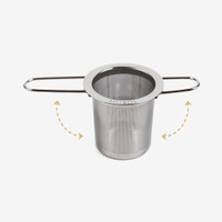 Folding Handle Tea Infuser from The Jasmine Pearl Tea Company. Folding Handle Tea Infuser from The Jasmine Pearl Tea Company.
