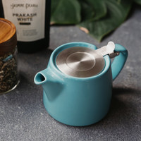 ForLife Stump Tea Pot in Turquoise from The Jasmine Pearl Tea Co.