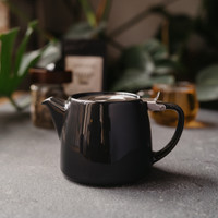 ForLife Stump Tea Pot in Black from The Jasmine Pearl Tea Co.