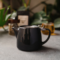 ForLife Stump Tea Pot in Black from The Jasmine Pearl Tea Co.