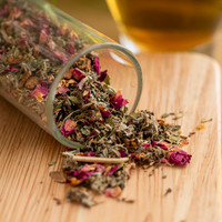 Equinox loose leaf herbal tea blend from The Jasmine Pearl Tea Co.