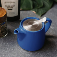 ForLife Stump Tea Pot in Blue from The Jasmine Pearl Tea Co.