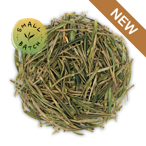 Quiet Spring (An Ji Bai Cha) loose leaf green tea from The Jasmine Pearl Tea Co.