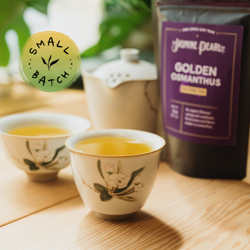 Golden Osmanthus (Huang Jin Gui) loose leaf oolong tea from The Jasmine Pearl Tea Co.