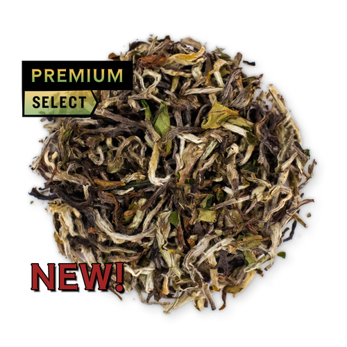 Prakash White Nepali loose leaf white tea from The Jasmine Pearl Tea Co.