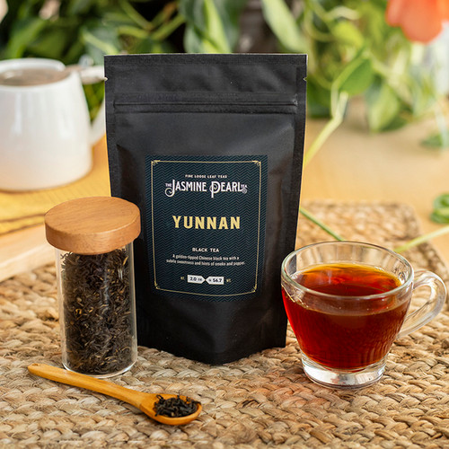 Yunnan loose leaf black tea from The Jasmine Pearl Tea Co.