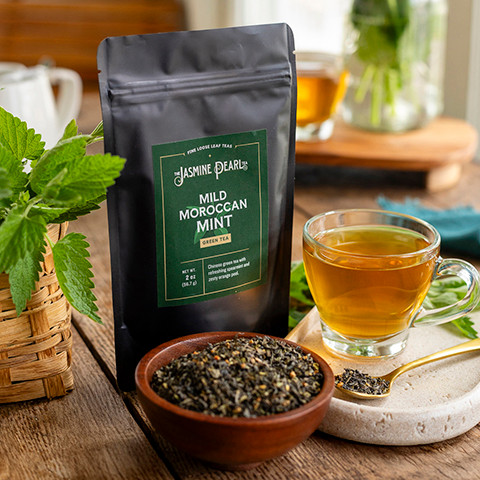 CENVEL® Moroccan Loose Leaf Jawhar Green Tea, 150g, Premium Quality, Strong Flavour | 100% Natural And Pure | Packed With Antioxidants | Eco-Friendly