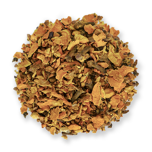 Golden Fire loose leaf herbal tea from The Jasmine Pearl Tea Co.