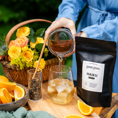 Haiku loose leaf white tea from The Jasmine Pearl Tea Co.