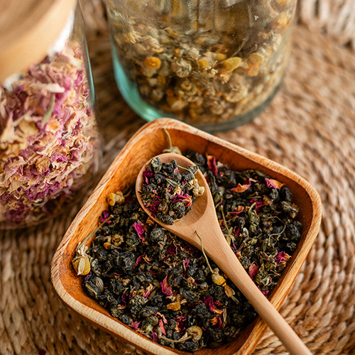 Bird Song Oolong loose leaf tea from The Jasmine Pearl Tea Co.
