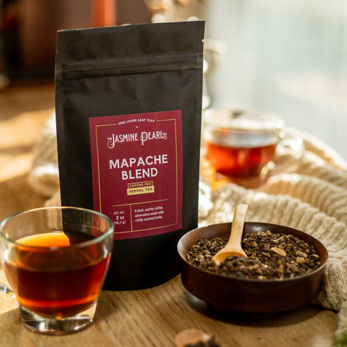 Mapache Blend loose leaf herbal tea from the Jasmine Pearl Tea Co.