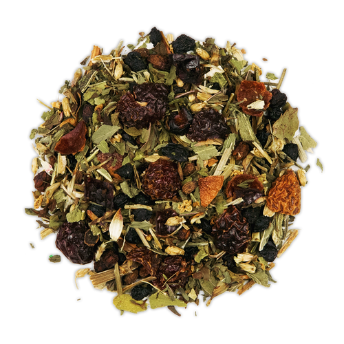 Well Being loose leaf herbal tea blend from The Jasmine Pearl Tea Co.