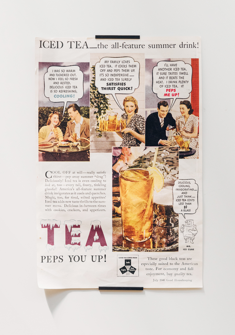 Vintage Iced Tea Advertisement