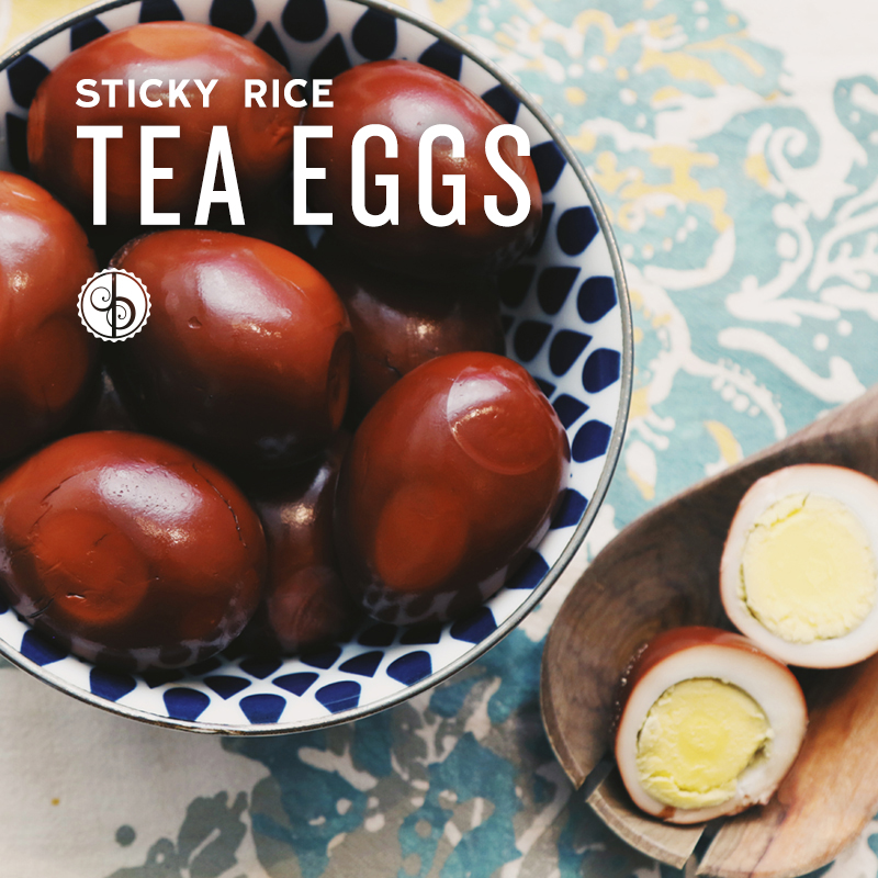 Sticky Rice Tea Eggs Jasmine Pearl Tea Company