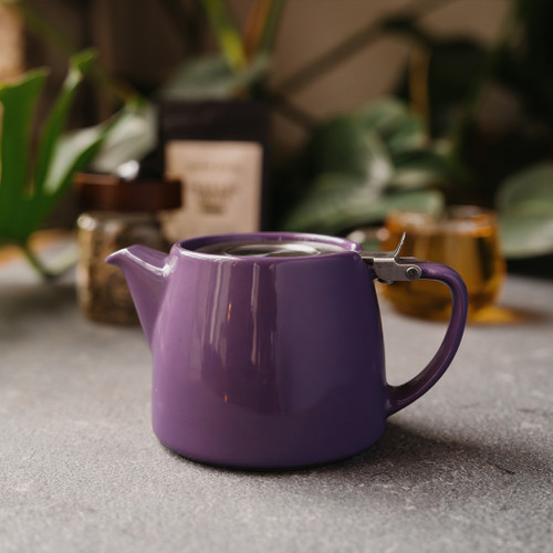 Stump Teapot - PURPLE - Jasmine Pearl Tea Company