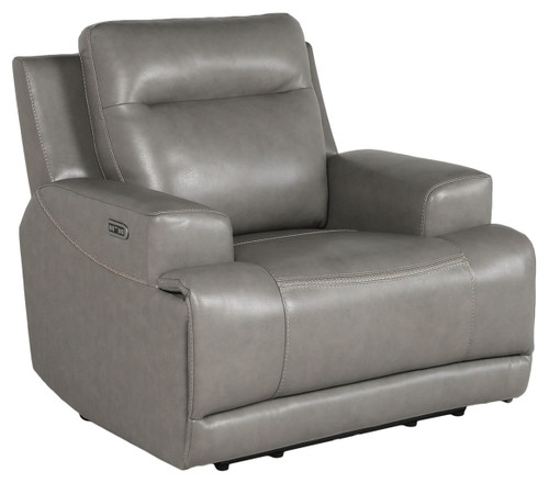 Goal - Gray - Pwr Recliner/Adj Headrest