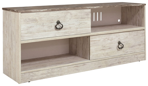 Willowton - Whitewash - Large TV Stand