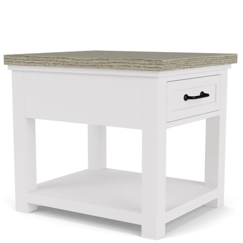 Cora - End Table - Cloud / Fog