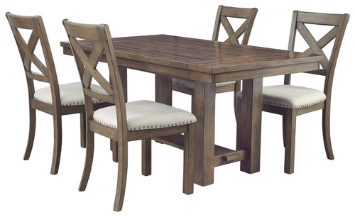 Moriville - Grayish Brown - Rectangular Dining Room Extension Table