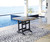 Fairen Trail - Black / Driftwood - 5 Pc. - Counter Dining Set