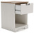 Vaibryn - White / Brown / Beige - One Drawer Night Stand