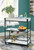 Bayflynn - White / Black - Bar Cart