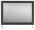 Nanforth - Graphite - Bedroom Mirror