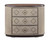 Somerset - Three Drawer Accent Chest - Textured Gray / Brown