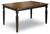 Owingsville - Black / Brown - Rectangular Dining Room Table