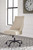 Jonileene - White / Gray - 2 Pc. - Large Leg Desk, Swivel Chair