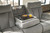 Mitchiner - Fog - Rec Sofa W/Drop Down Table