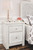 Paxberry - Whitewash - Two Drawer Night Stand