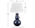 Zellrock - Navy - Ceramic Table Lamp