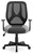 Beauenali - Light Gray / Black - Home Office Swivel Desk Chair - Black Back