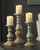 Emele - Taupe - Candle Holder Set (Set of 3)