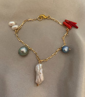 Sea Treasure Charm Chain Bracelet