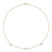 Keshi Pearl Chain Choker Necklace