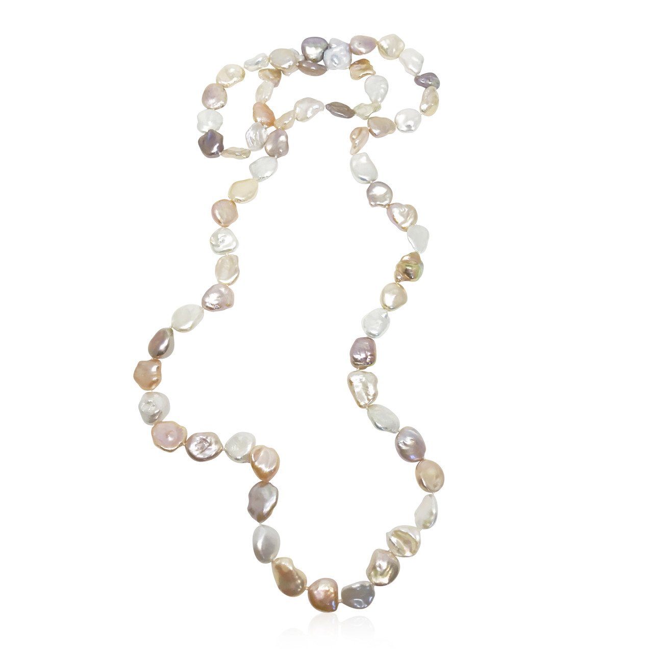 Toggle and Keshi Pearl Chain Necklace main image 1