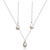 White Baroque Pearl Sterling Silver Pendant 