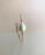 White Baroque Pearl Cuff with Zirconia, Rose Gold 