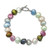Multicolour Baroque Pearl Bracelet, Sterling Silver