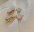 coin pearl gold earrings