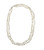 Zara White Baroque Pearl Long Necklace & Bracelet in One 