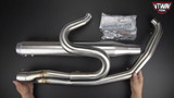 BASSANI XHAUST - Milwaukee-Eight Stainless 2-into-1 Touring Exhaust