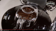 KLOCK WERKS -  Curvaceous Kustom Metal Dash and Chrome Ignition Switch Cover