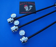 WILLY SHINY - Axle End Caps for 2018 Harley-Davidson Softails