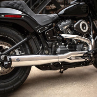 S&S CYCLE - SuperStreet Two into One Exhaust System for HD Softail Models