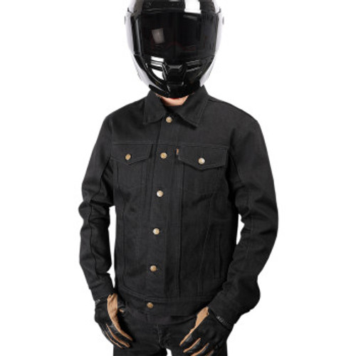12 oz denim
Dupont Kevlar™ lining on impact areas such as the back and arms
Collar snaps keep collar down while at high speeds
Adjustable sleeve cuffs & waist fitting buttons
Pre-curved sleeves for comfortable riding position
Direct embroider on back

DISCLAIMER

All V-Twin Select parts are selected carefully and priced to include only shipping.

California sales tax applies if you live in the State of California. No other discounts or promotions apply.

All sales are final and no returns or exchanges will be accepted.  This is a SPECIAL BUY Item and quantities are limited.