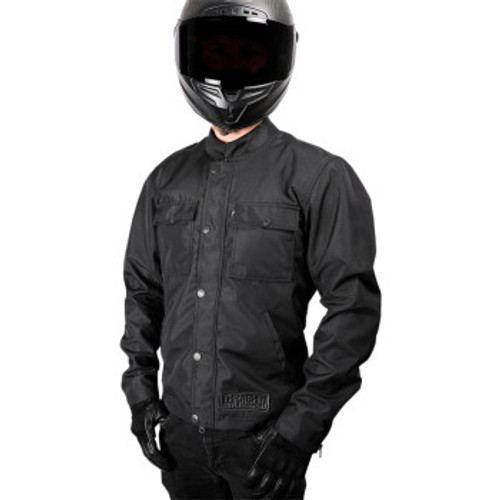 600D high abrasion resistant 100% polyester
Dupont Kevlar™ lining on impact areas such as the arms, back and shoulders
Collar snaps keep collar down while at high speeds
YKK front zipper with embossed button snap wind cover
Double zipper opens up from bottom for comfort in riding position
YKK armpit zippers allow for ventilation
YKK wrist closure zippers for easy glove access
Interior back, elbow and shoulder pouches for optional padding (sold separately)
Double shoulder design and pre-curved sleeves for comfort in riding position
No flap collar

DISCLAIMER

All V-Twin Select parts are selected carefully and priced to include only shipping.

California sales tax applies if you live in the State of California. No other discounts or promotions apply.

All sales are final and no returns or exchanges will be accepted.  This is a SPECIAL BUY Item and quantities are limited.