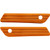 Arlen Ness Saddlebag Hinge Covers 10 Gauge Orange 14-21